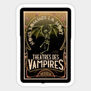 Theater of the Vampires Sticker